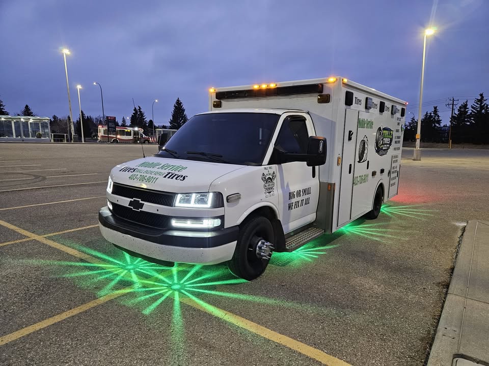 Trillz truck with green underglow