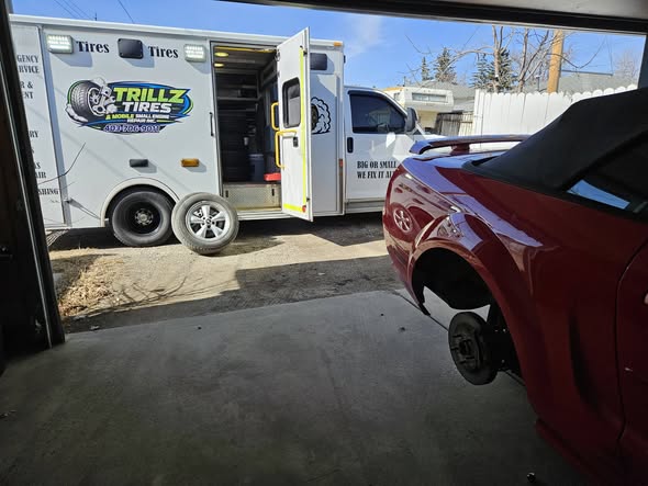 Mobile service at customer location