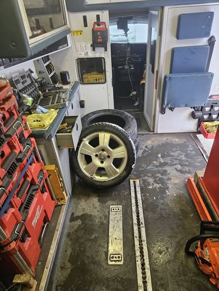 Inside the mobile workshop